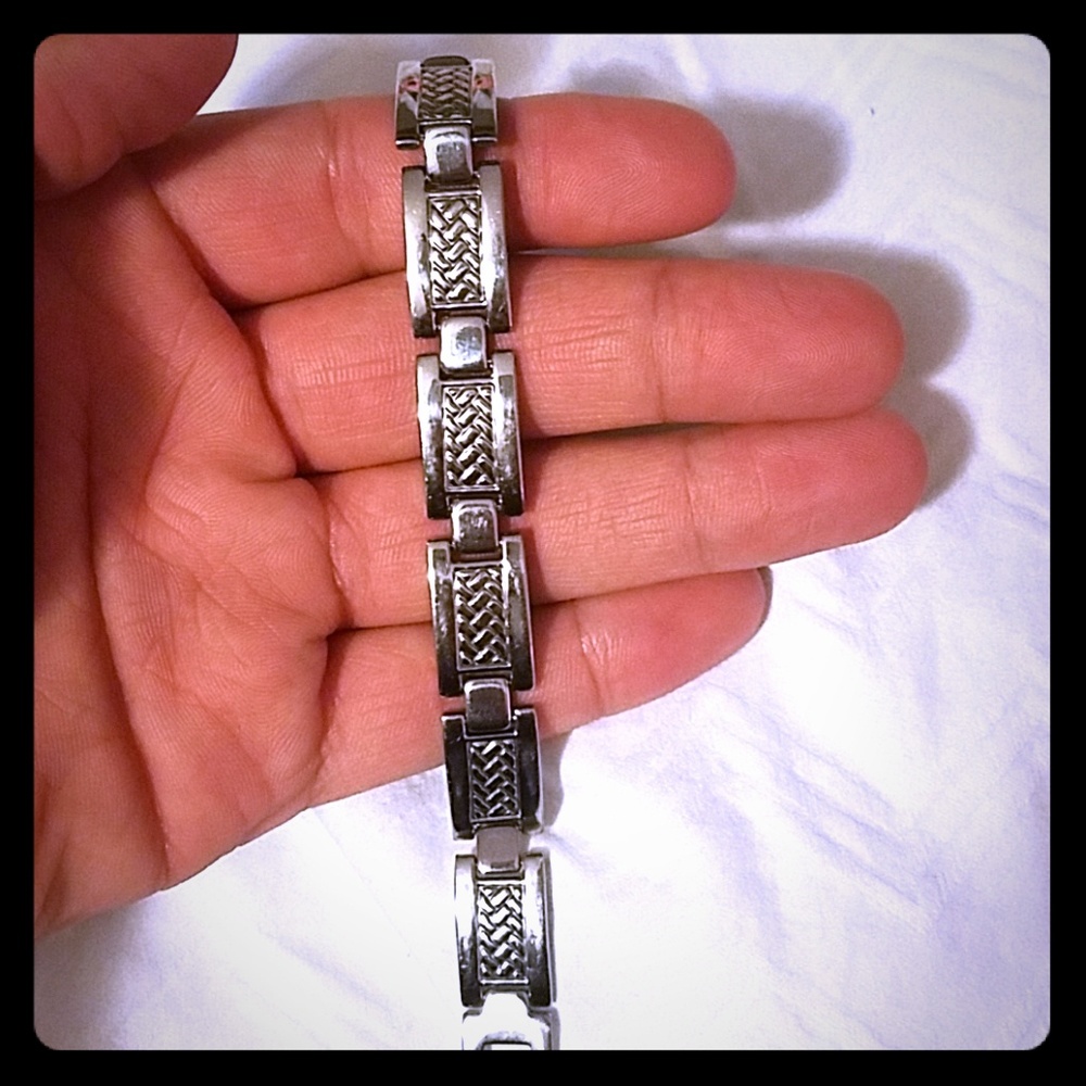 Stainless steel men's braclet
